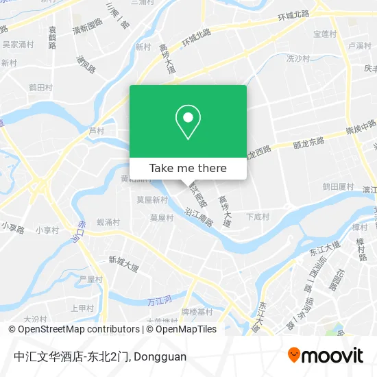 中汇文华酒店-东北2门 map