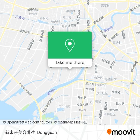 新未来美容养生 map