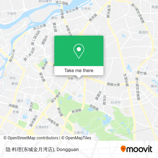 隐·料理(东城金月湾店) map