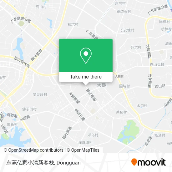 东莞亿家小清新客栈 map