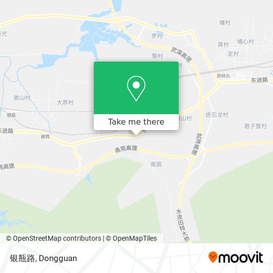 银瓶路 map