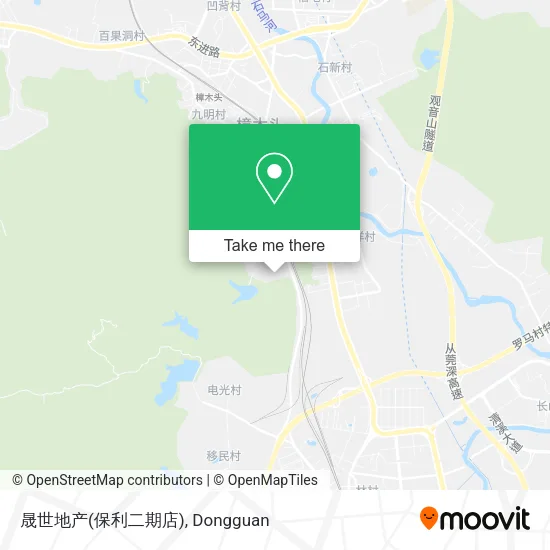 晟世地产(保利二期店) map