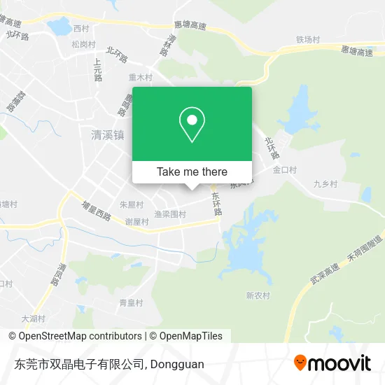 东莞市双晶电子有限公司 map
