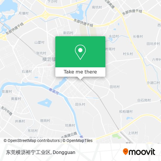 东莞横沥裕宁工业区 map