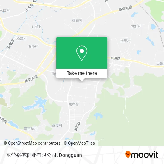 东莞裕盛鞋业有限公司 map