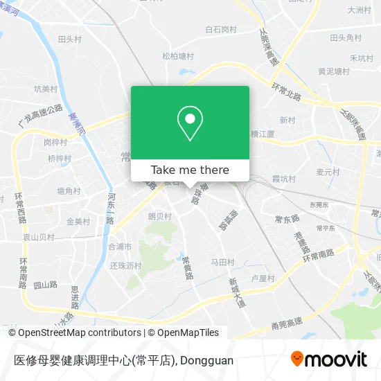 医修母婴健康调理中心(常平店) map