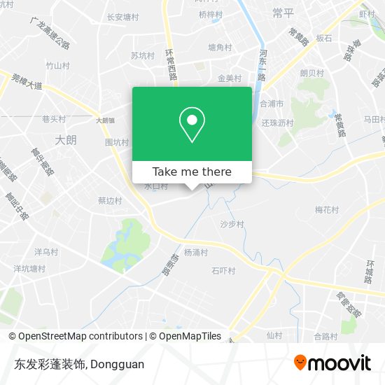 东发彩蓬装饰 map