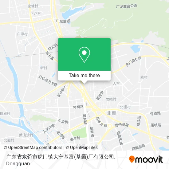 广东省东菀市虎门镇大宁基富(基霸)厂有限公司 map