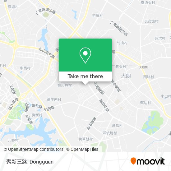 聚新三路 map