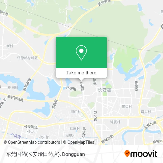东莞国药(长安增田药店) map