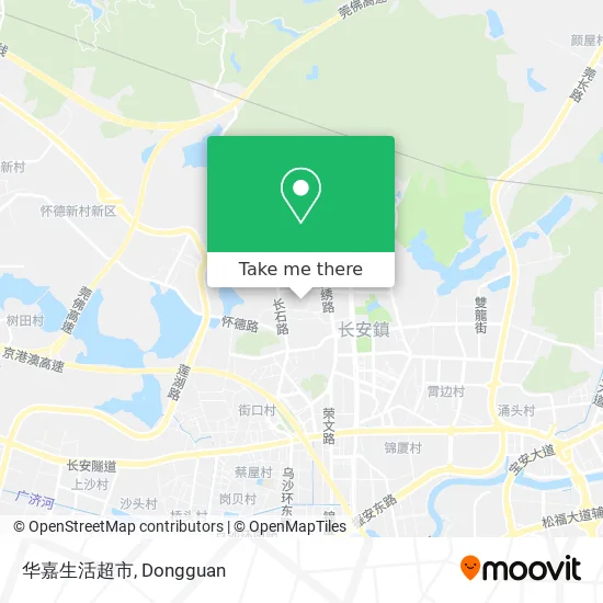 华嘉生活超市 map