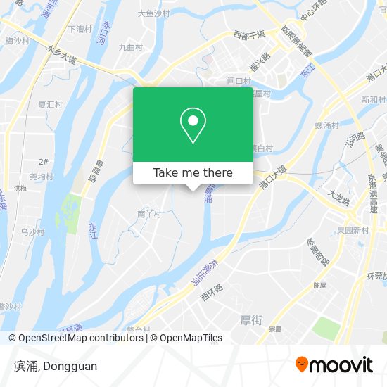 滨涌 map