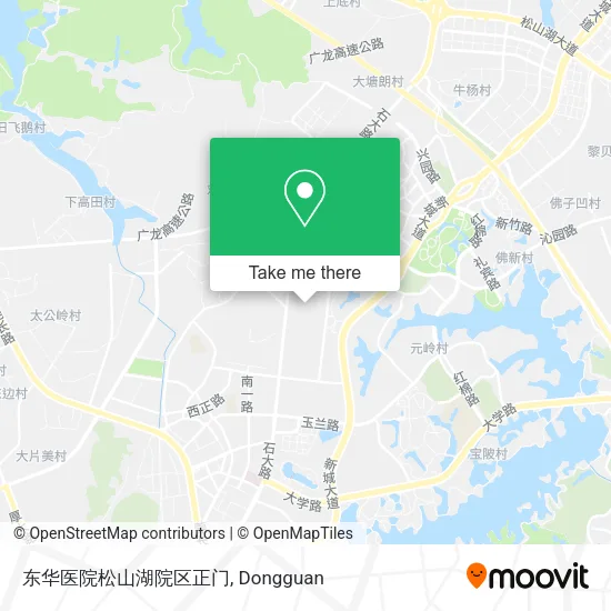 东华医院松山湖院区正门 map