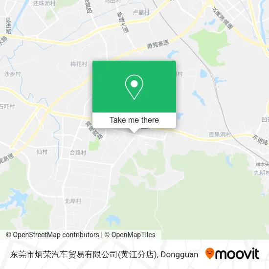 东莞市炳荣汽车贸易有限公司(黄江分店) map