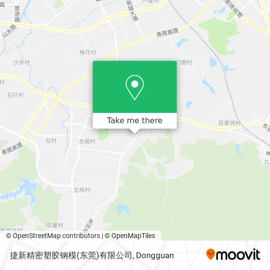 捷新精密塑胶钢模(东莞)有限公司 map