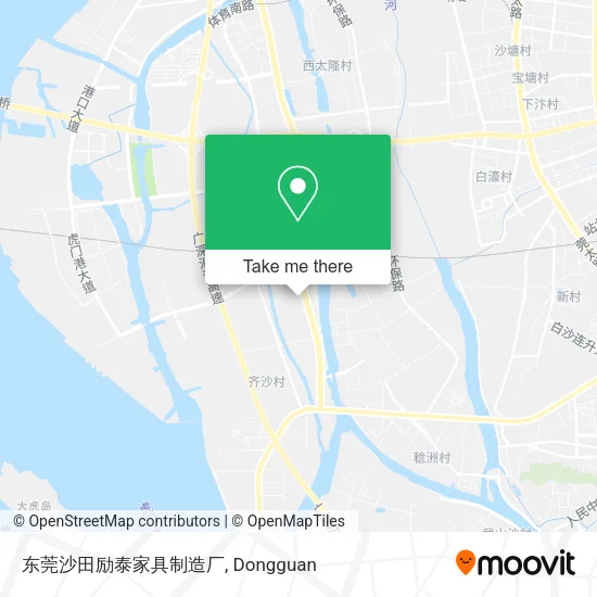 东莞沙田励泰家具制造厂 map