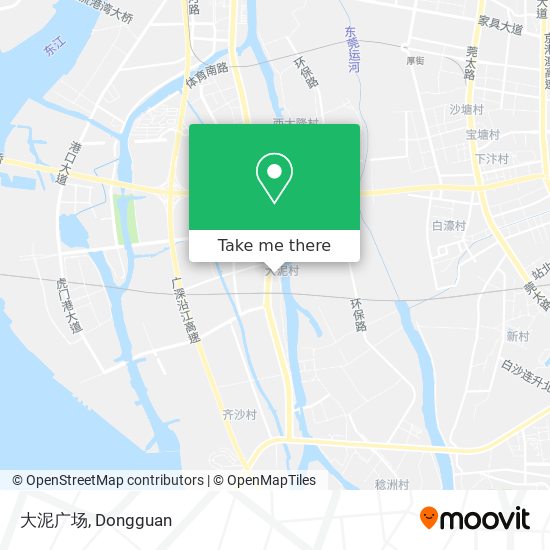 大泥广场 map