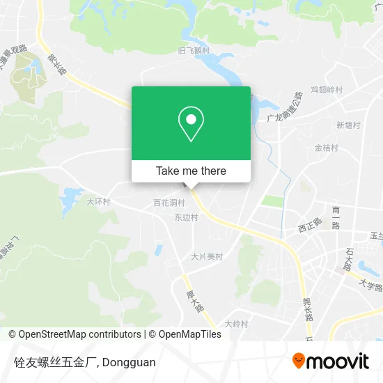 铨友螺丝五金厂 map