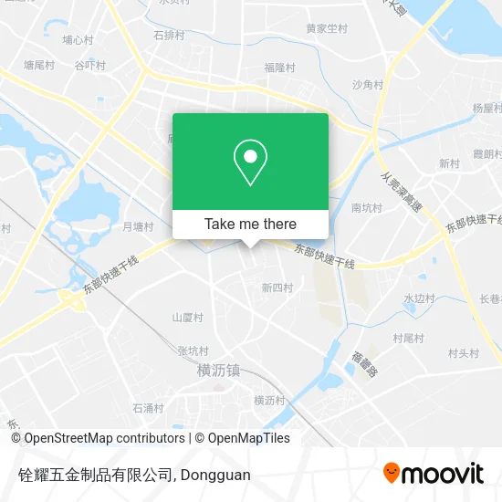 铨耀五金制品有限公司 map