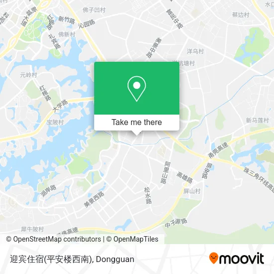 迎宾住宿(平安楼西南) map
