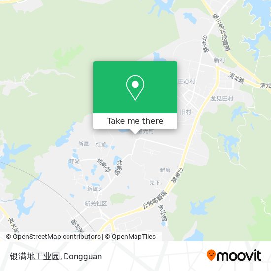 银满地工业园 map