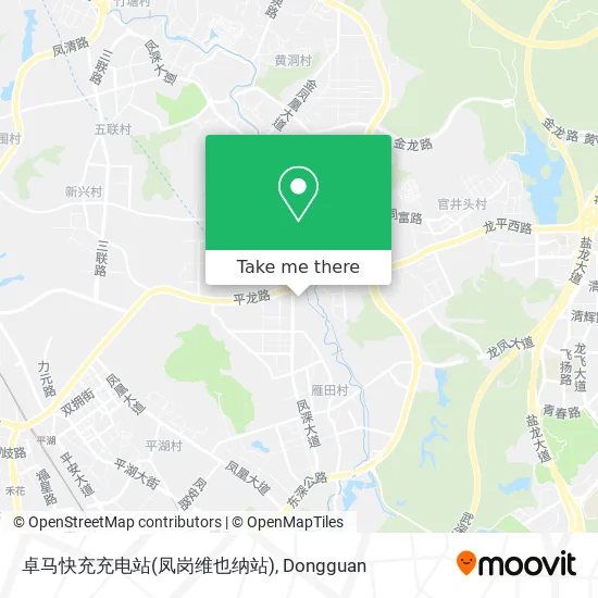 卓马快充充电站(凤岗维也纳站) map