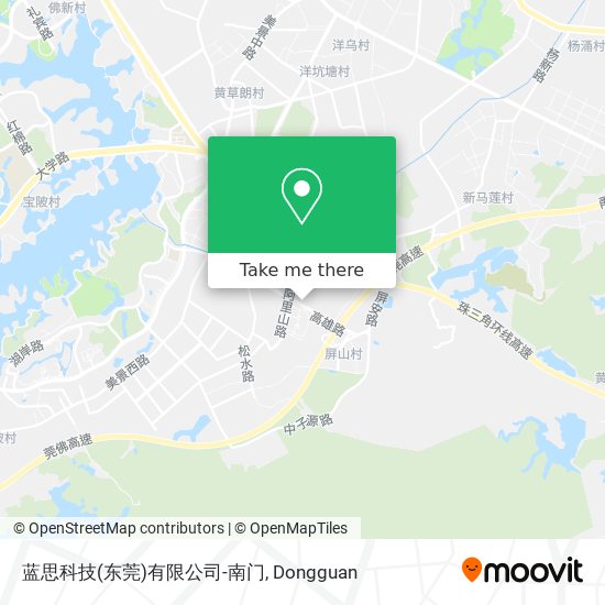 蓝思科技(东莞)有限公司-南门 map