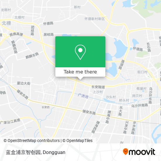 蓝盒浦京智创园 map