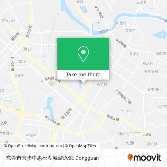 东莞市寮步中惠松湖城游泳馆 map