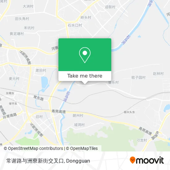 常谢路与洲寮新街交叉口 map