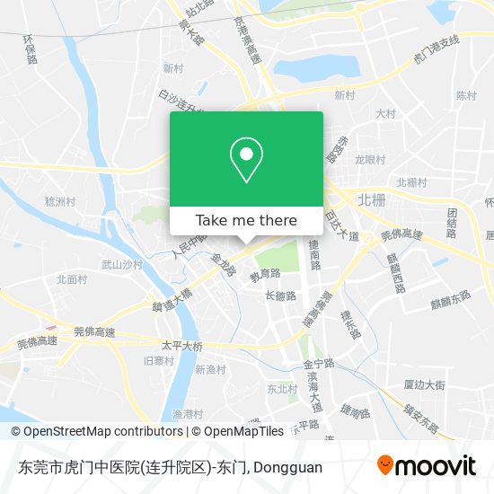 东莞市虎门中医院(连升院区)-东门 map