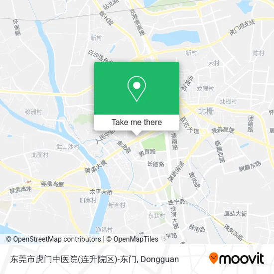 东莞市虎门中医院(连升院区)-东门 map