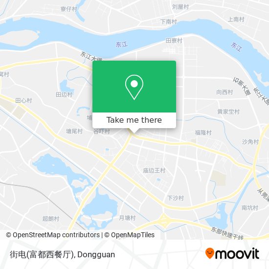 街电(富都西餐厅) map