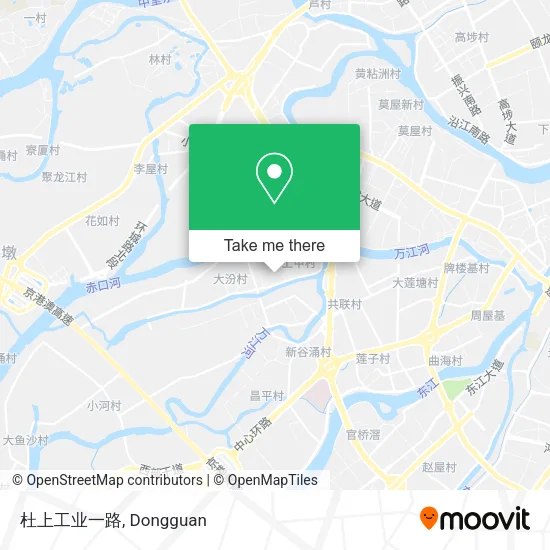 杜上工业一路 map