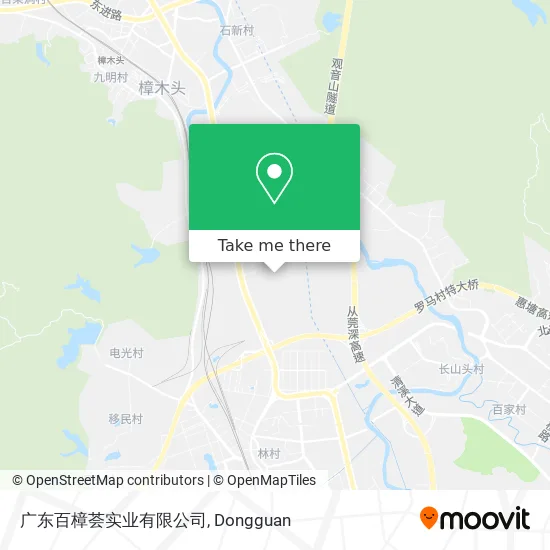 广东百樟荟实业有限公司 map