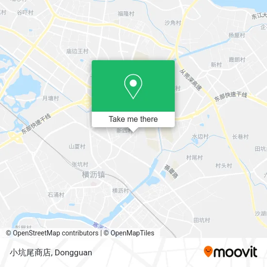 小坑尾商店 map