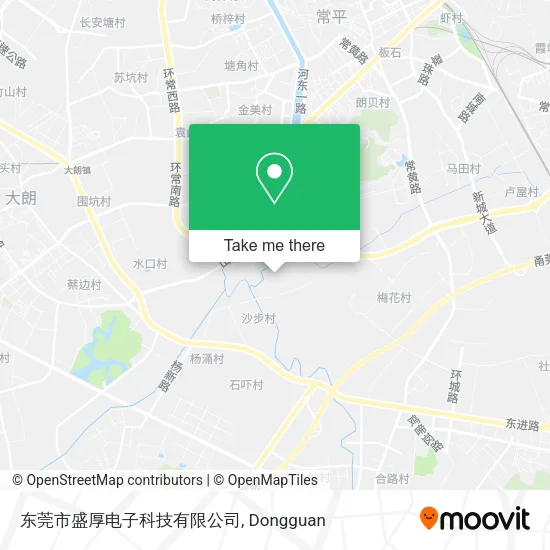 东莞市盛厚电子科技有限公司 map