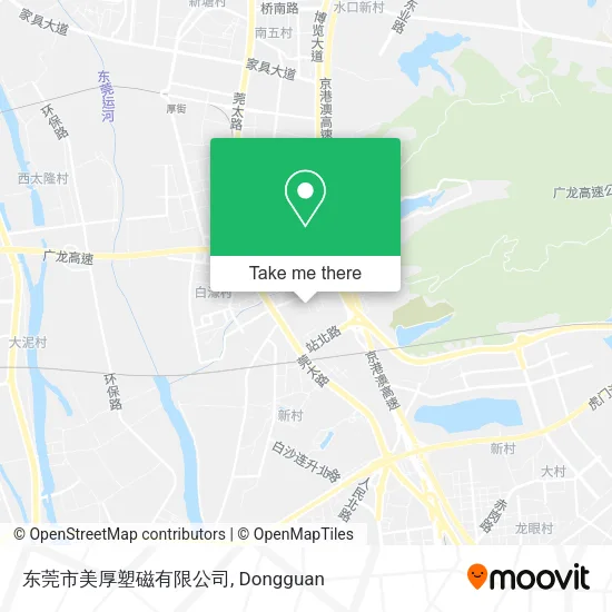 东莞市美厚塑磁有限公司 map