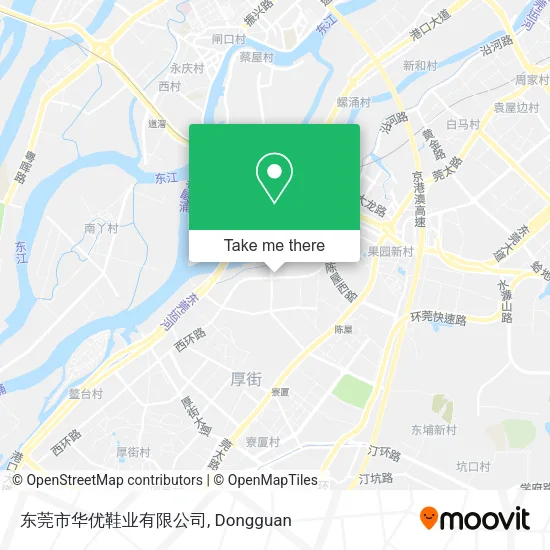 东莞市华优鞋业有限公司 map