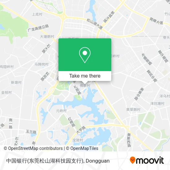 中国银行(东莞松山湖科技园支行) map