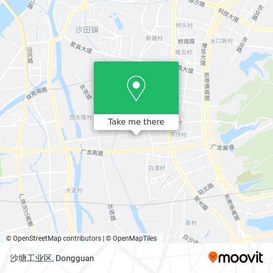 沙塘工业区 map