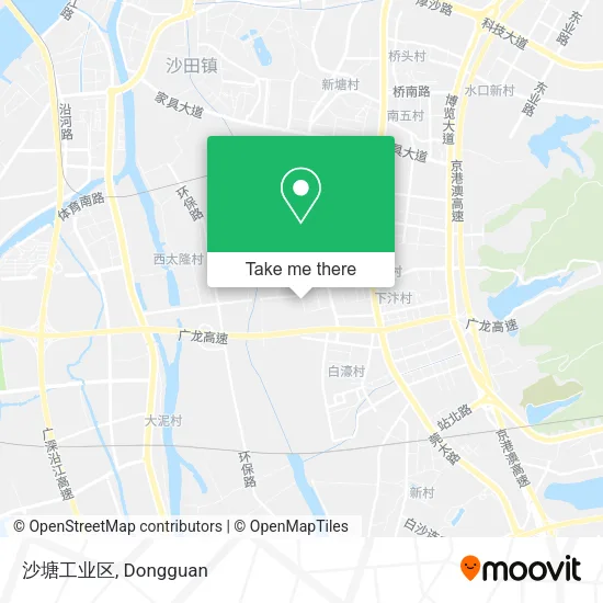 沙塘工业区 map