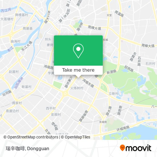 瑞辛咖啡 map