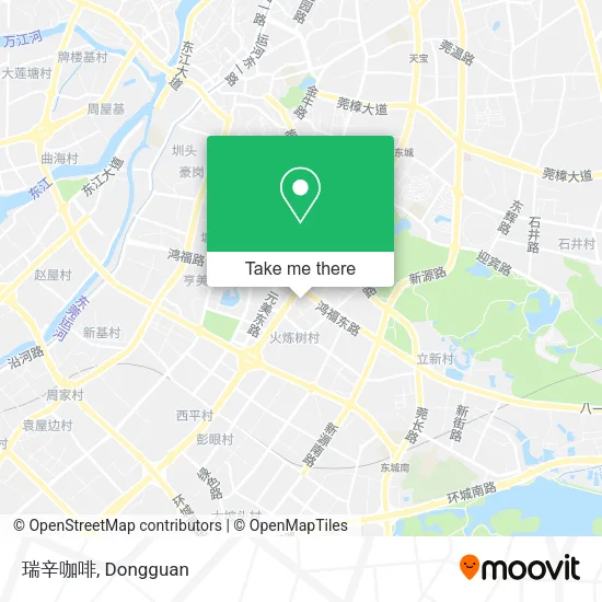 瑞辛咖啡 map