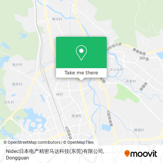 Nidec日本电产精密马达科技(东莞)有限公司 map