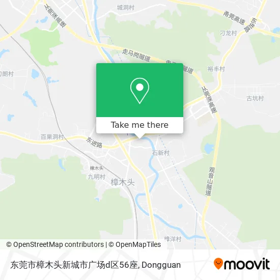 东莞市樟木头新城市广场d区56座 map