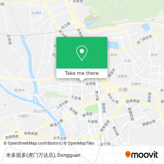 米多面多(虎门万达店) map