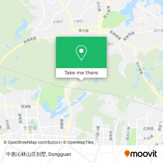 中惠沁林山庄别墅 map