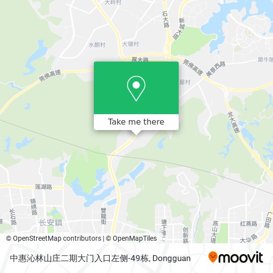 中惠沁林山庄二期大门入口左侧-49栋 map