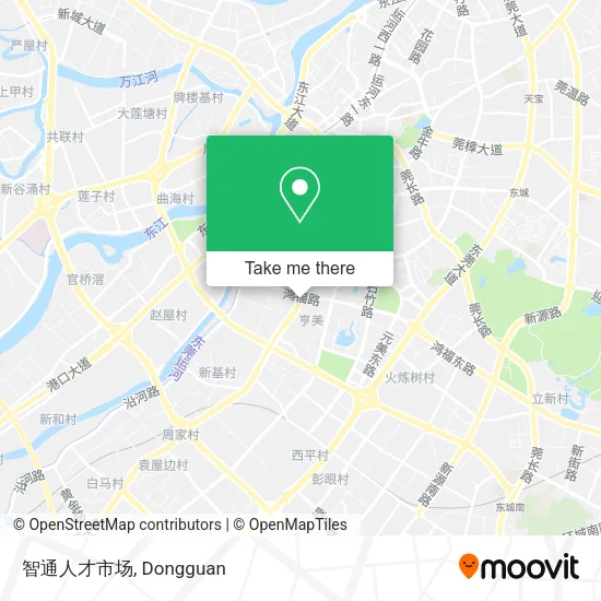 智通人才市场 map